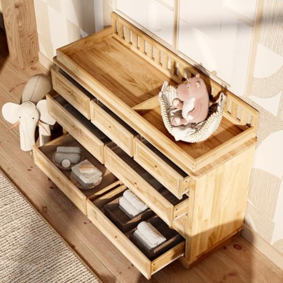 Baby Changing Table Dresser, 1 - Baby Nursery Dresser Changing Table avis et prix