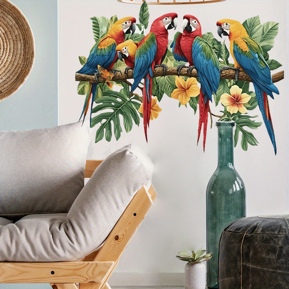 3Pcs Parrots on Branch Wall St - Baby Nursery Set Furniture avis et prix