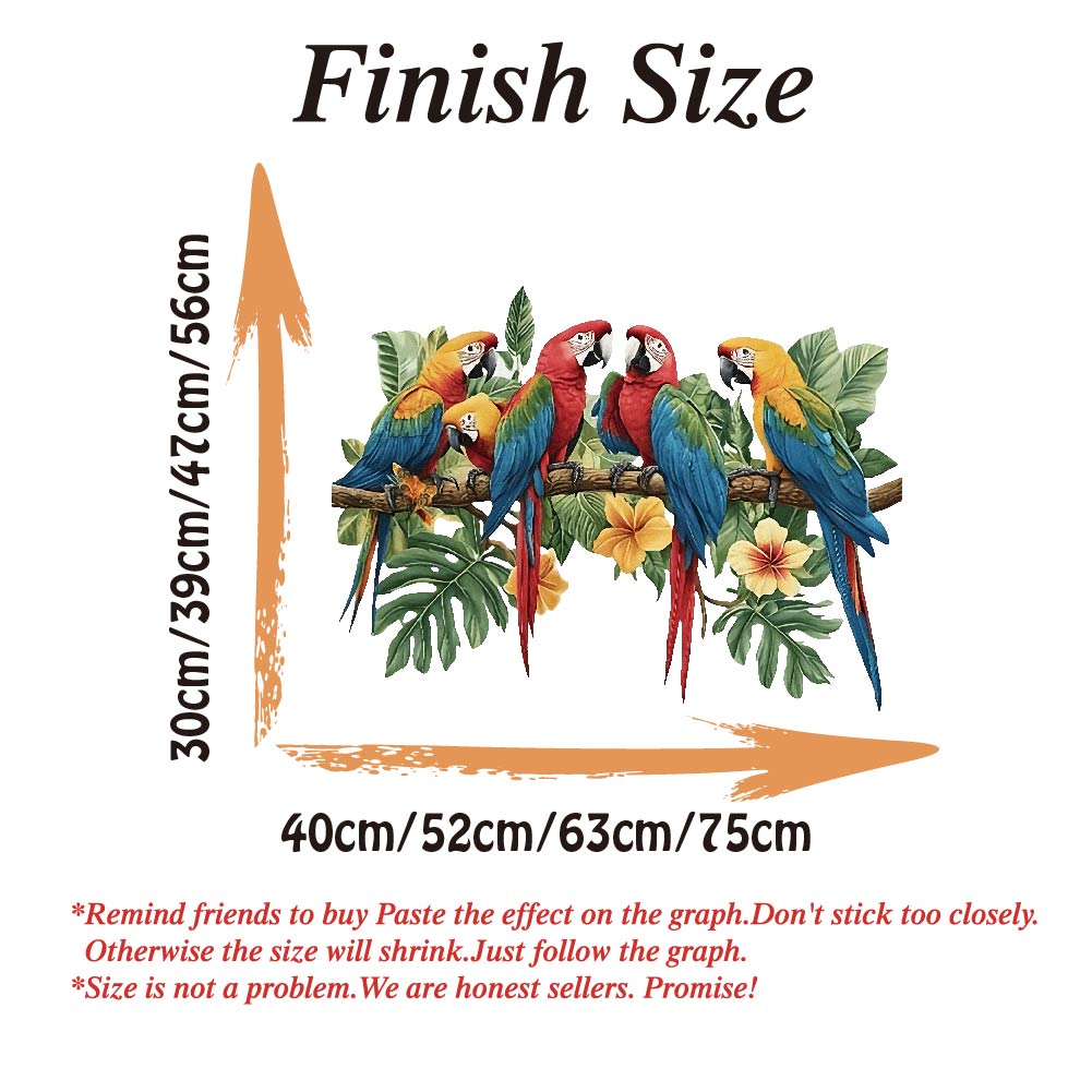 3Pcs Parrots on Branch Wall St - Baby Nursery Set Furniture avis et prix