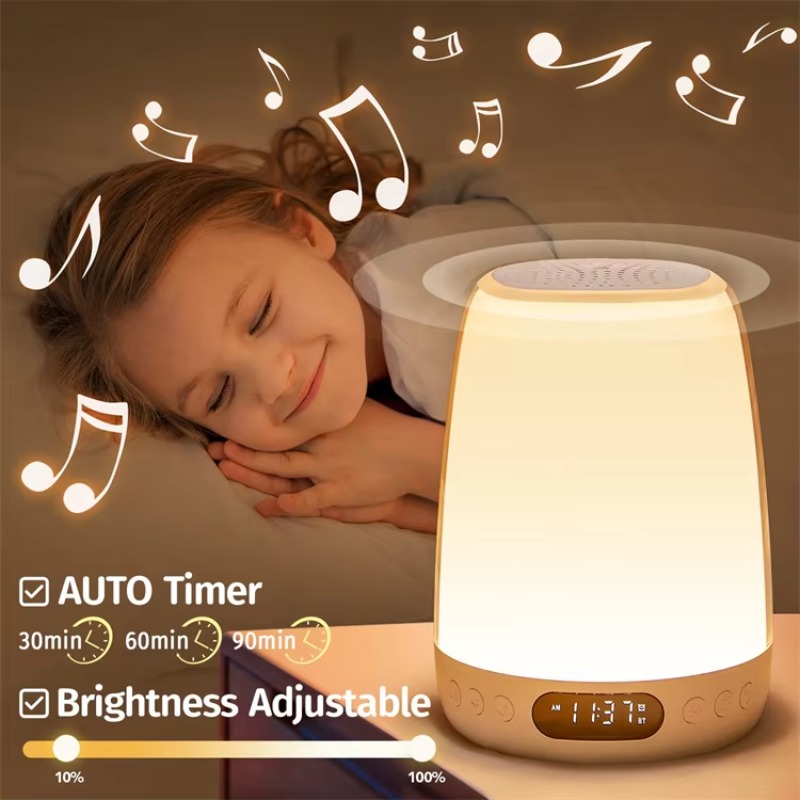 Bluetooth Speaker Kids Alarm C - Sound Sleep Trainer Clock avis et prix