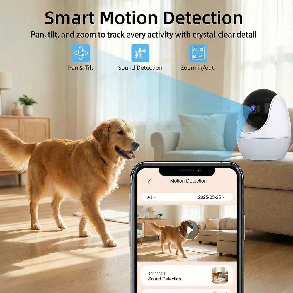 WiFi 1080P Baby Monitor 4.3