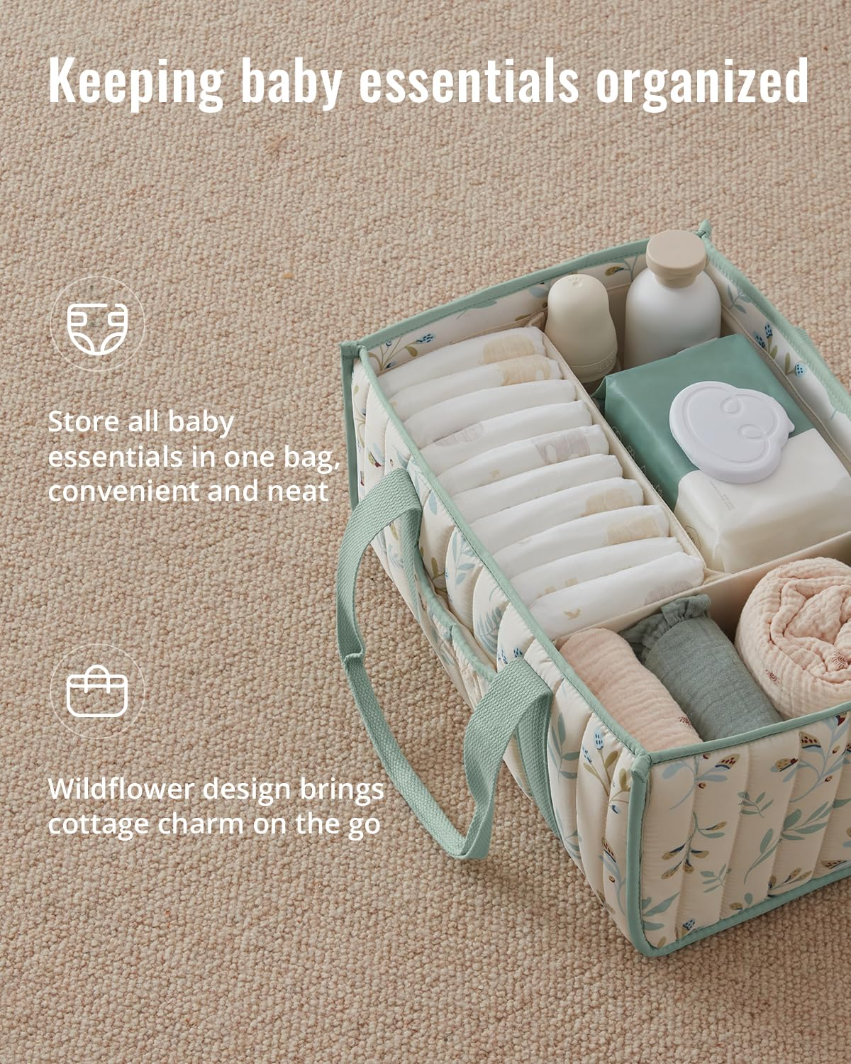 Diaper Caddy Organizer, Stylis - Baby Nursery Essentials avis et prix