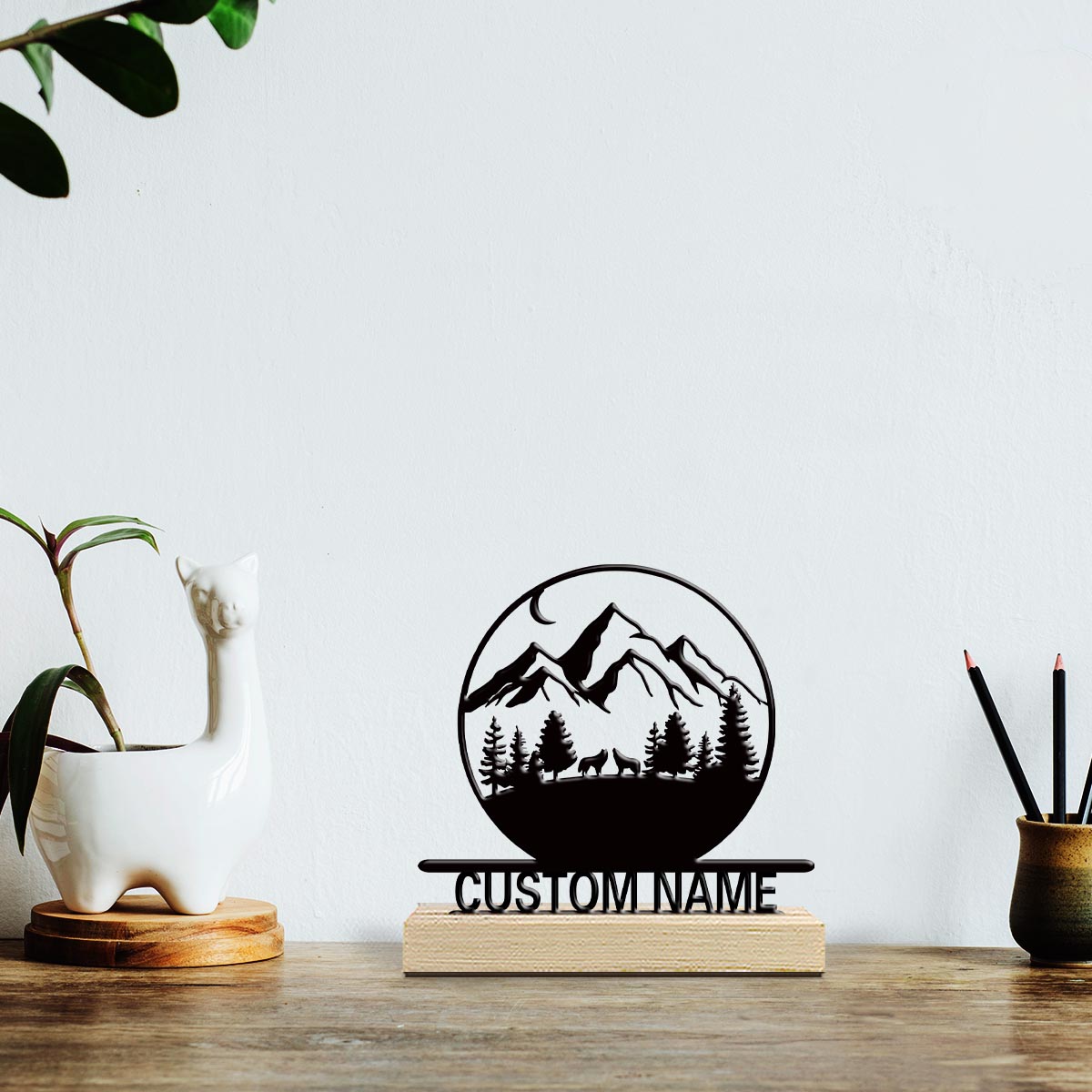 1pc Fun Personalized Custom mo - Baby Nursery Mountain Theme avis et prix