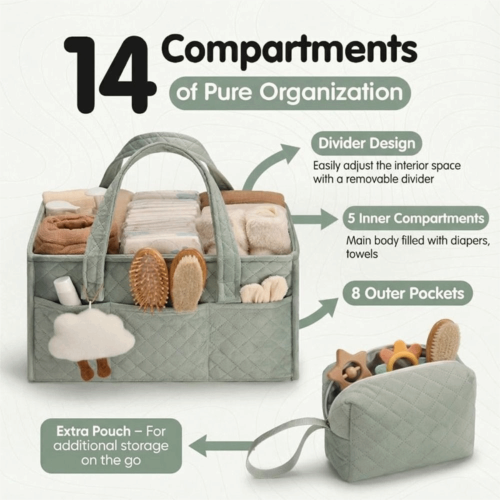 Large Capacity Baby Diaper Org - Baby Nursery Essentials avis et prix