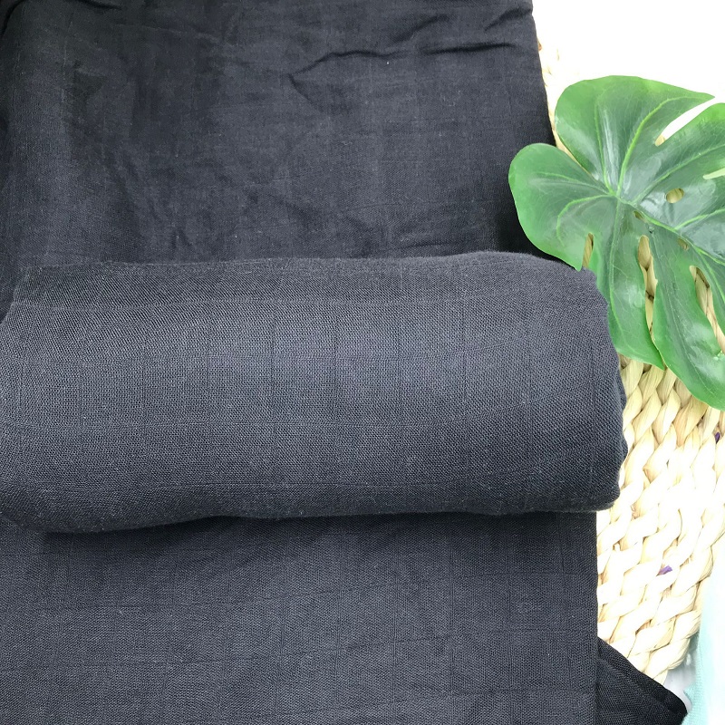 Pure Black Color Baby Wrap Ult - Swaddle Blanket Muslin avis et prix