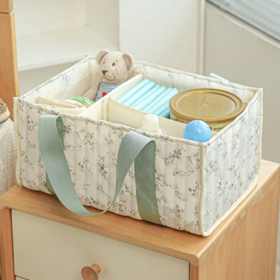 Floral Diaper Caddy Organizer, - Baby Nursery Essentials avis et prix