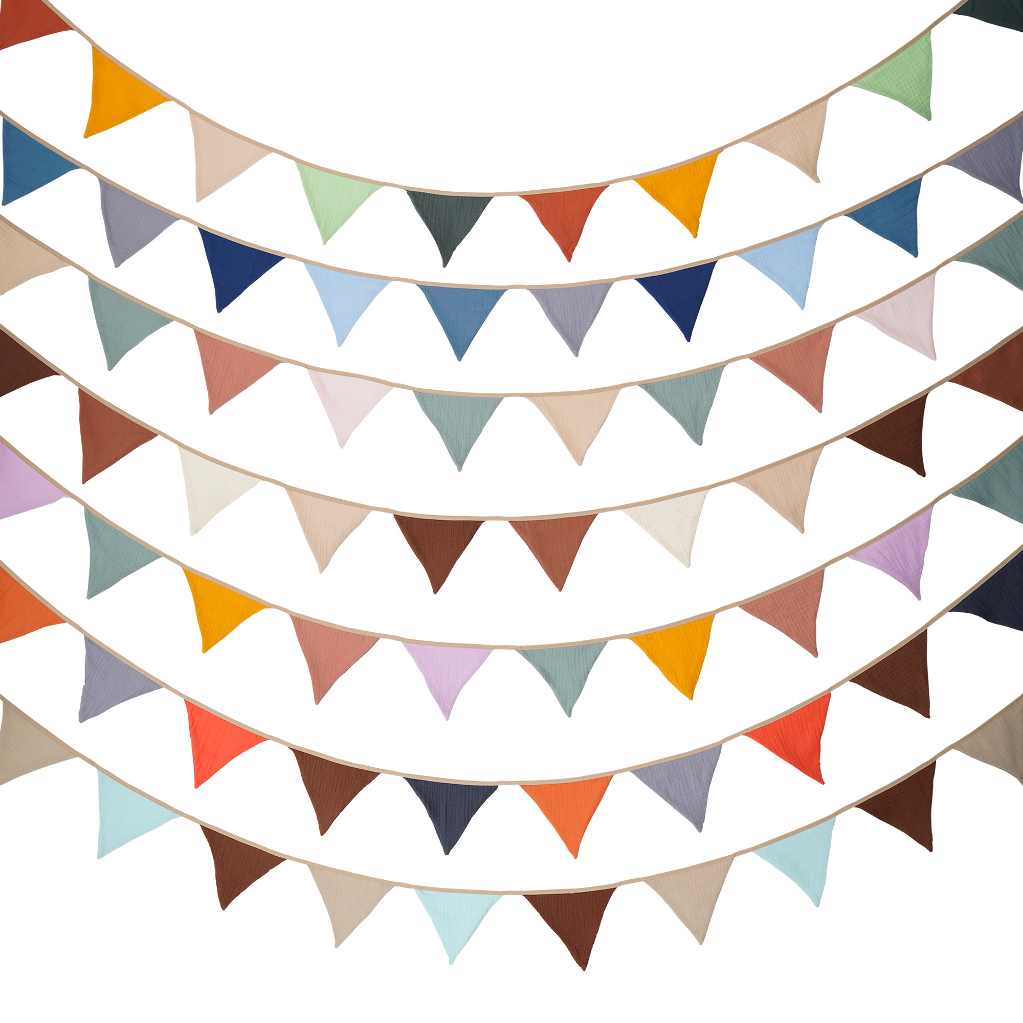 2.6M Nursery Fabric Bunting 10 - Baby Nursery Home avis et prix