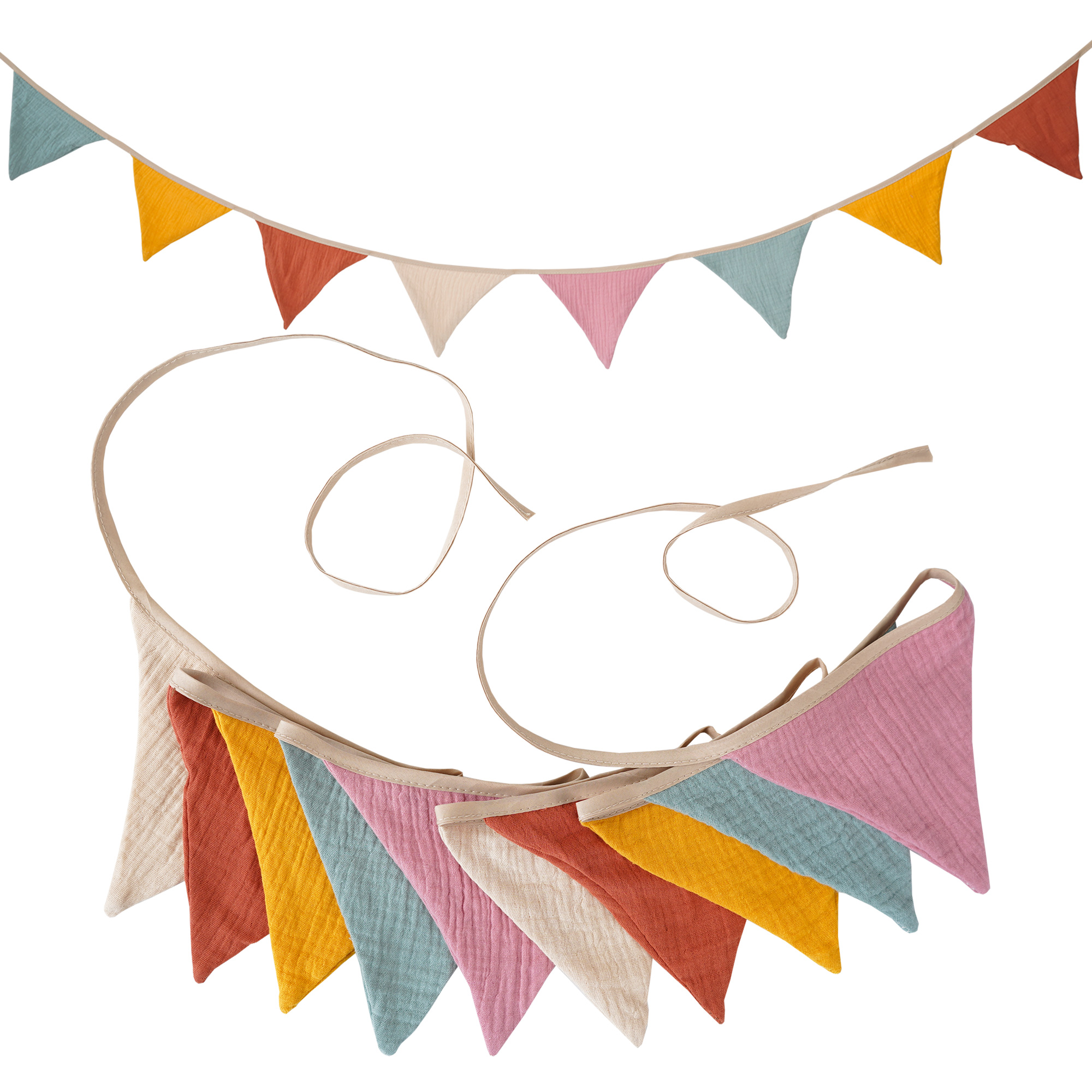 2.6M Nursery Fabric Bunting 10 - Baby Nursery Home avis et prix