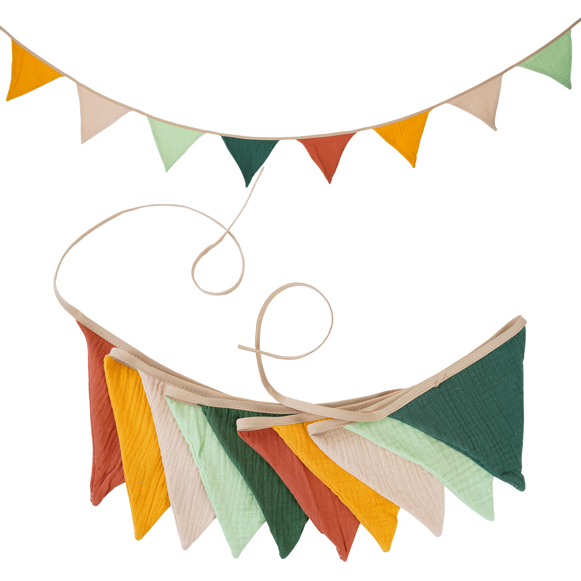2.6M Nursery Fabric Bunting 10 - Baby Nursery Home avis et prix