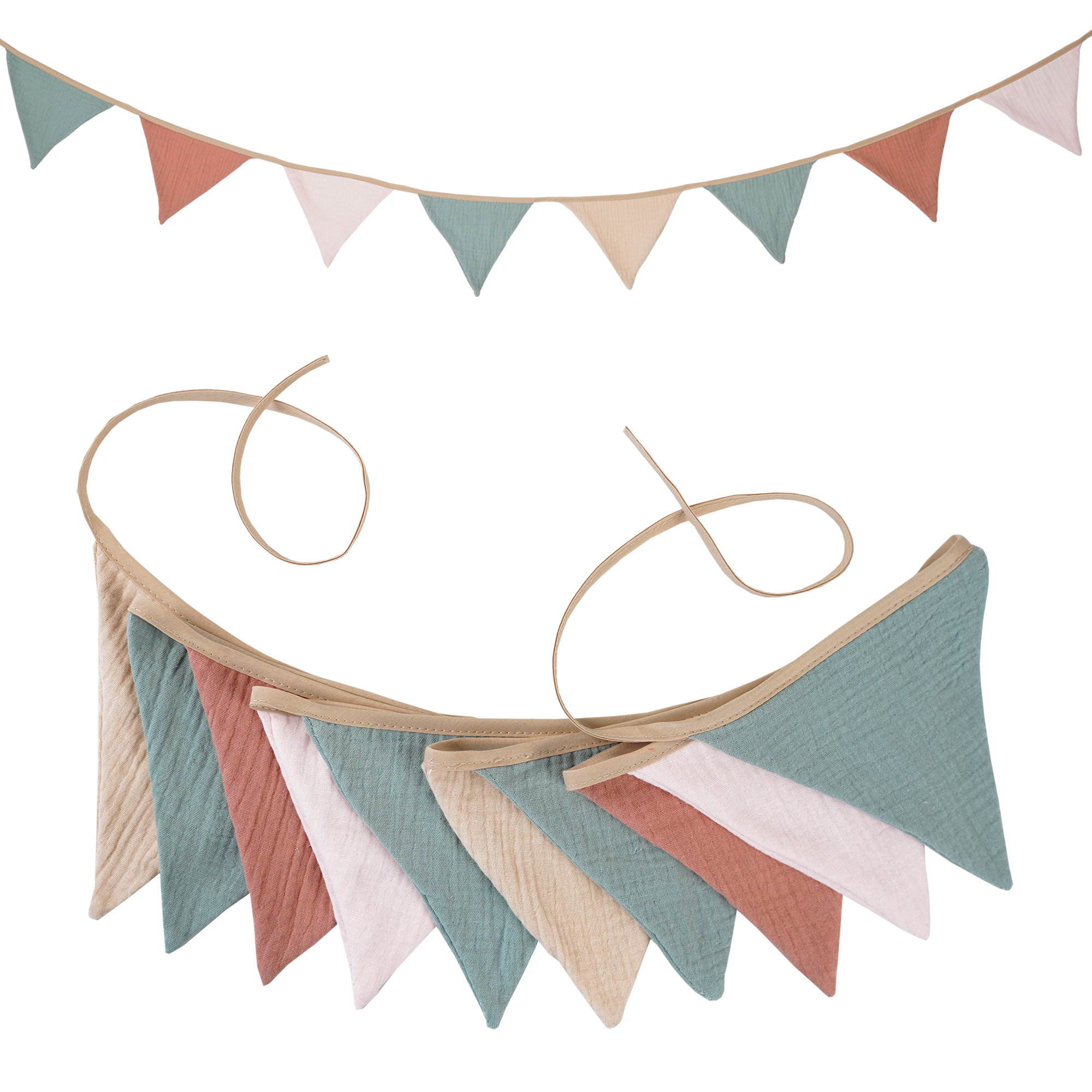 2.6M Nursery Fabric Bunting 10 - Baby Nursery Home avis et prix