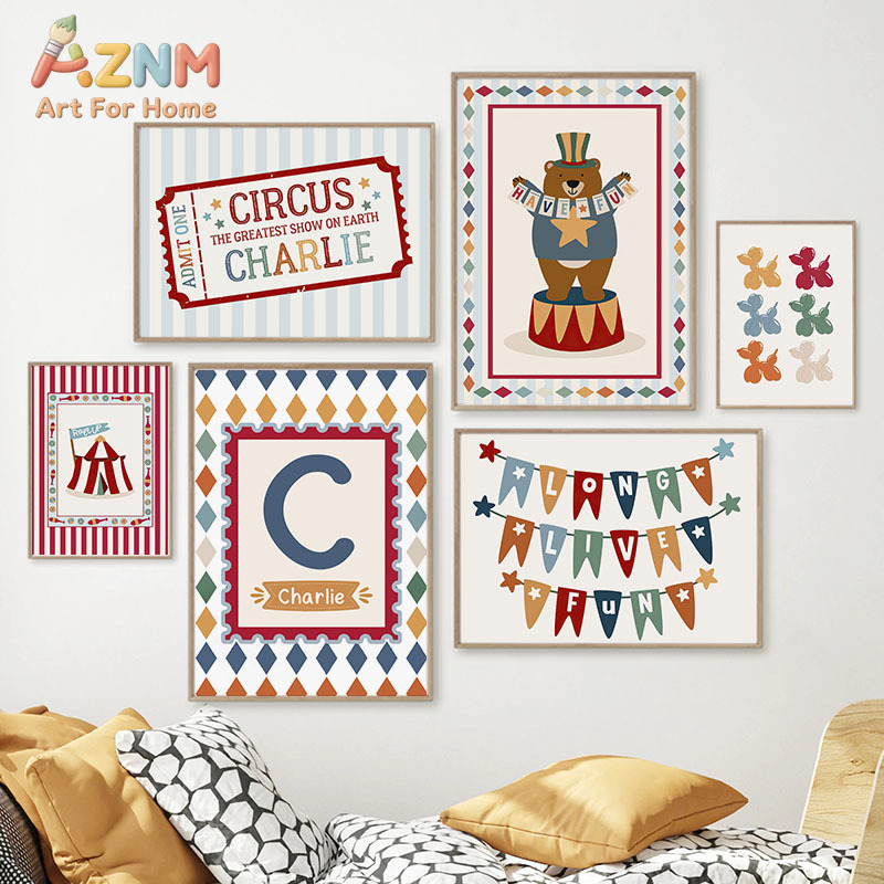 Circus Bear Magician Dog Quote - Baby Nursery Quotes avis et prix