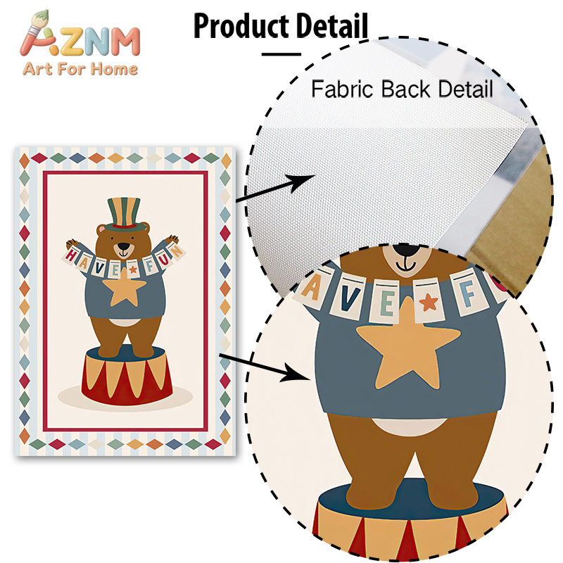 Circus Bear Magician Dog Quote - Baby Nursery Quotes avis et prix