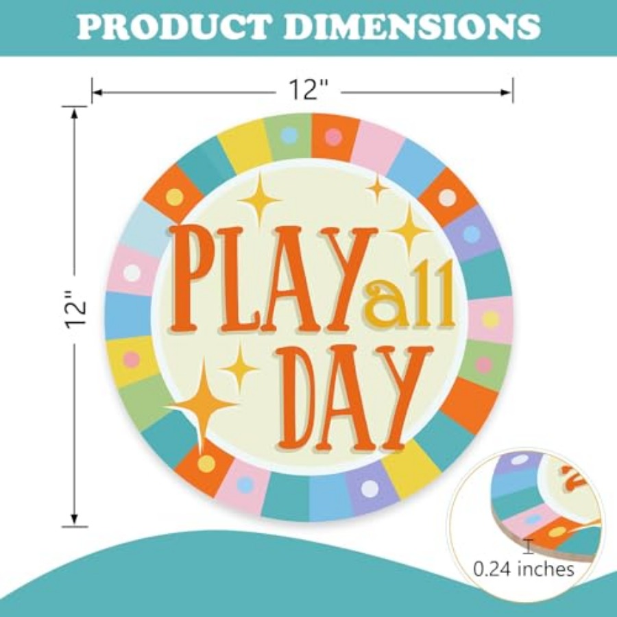 Play All Day Front Door Sign,  - Baby Nursery Home avis et prix