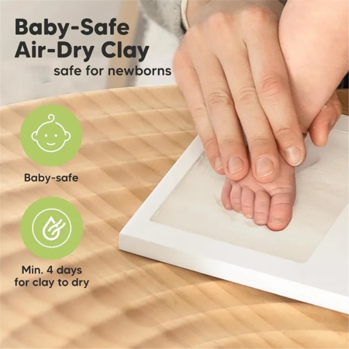 Y69A Baby Handprint & Footprin - Baby Nursery Essentials avis et prix