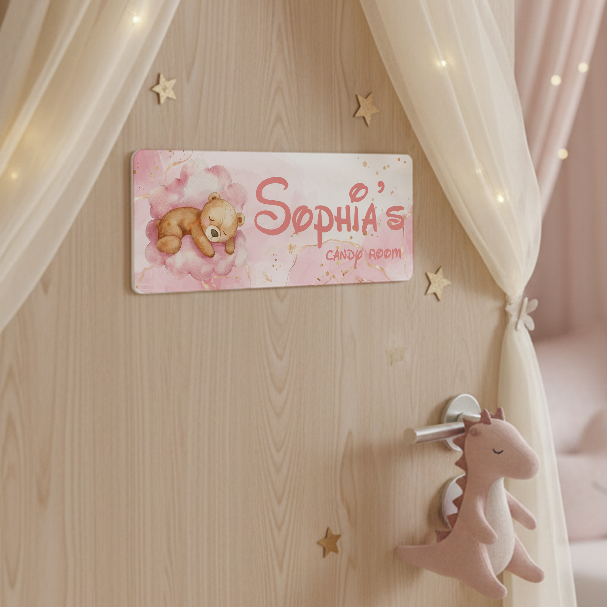 1pc Custom Bear Name/Text Acry - Baby Nursery Home avis et prix