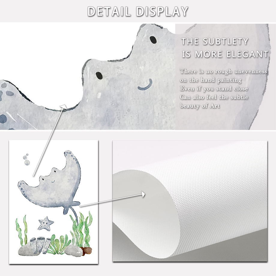 Devilfish Whale Seahorse Turtl - Baby Nursery Ocean avis et prix