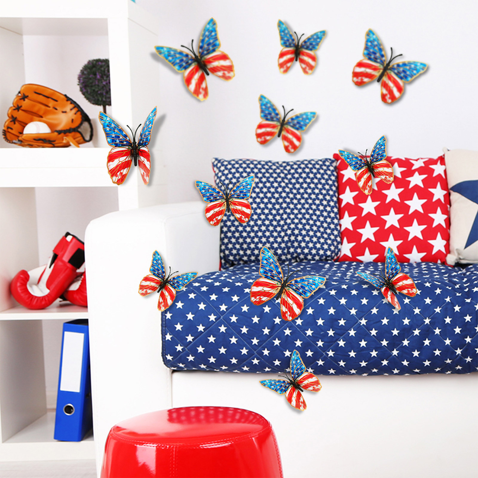 3d Butterfly Wall Stickers Ame - Baby Nursery Home avis et prix