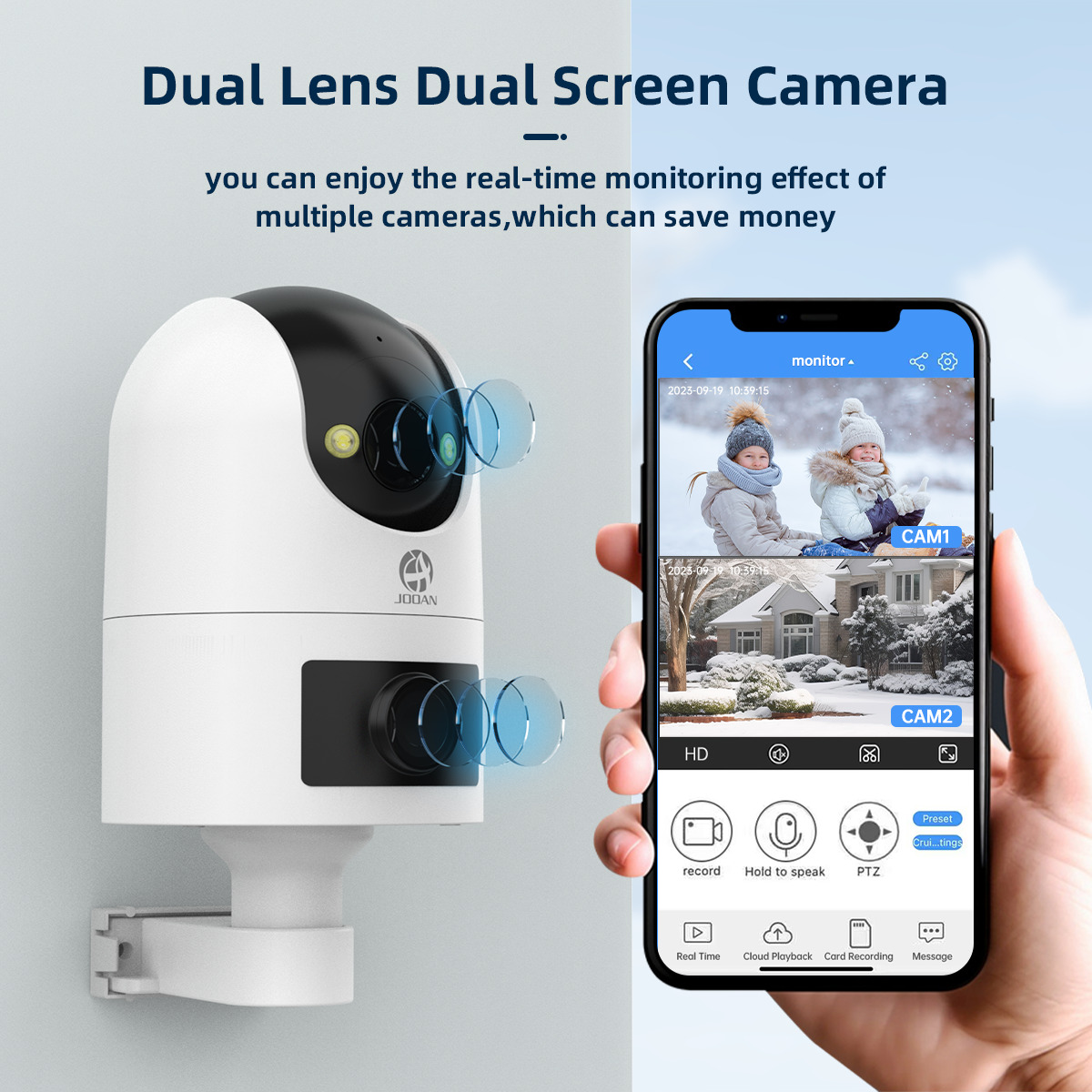 4K PTZ IP Camera Outdoor Water - Baby Monitor Split Screen avis et prix