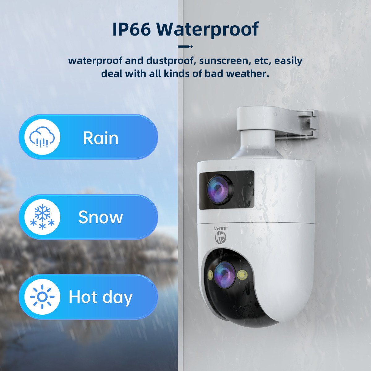 4K PTZ IP Camera Outdoor Water - Baby Monitor Split Screen avis et prix