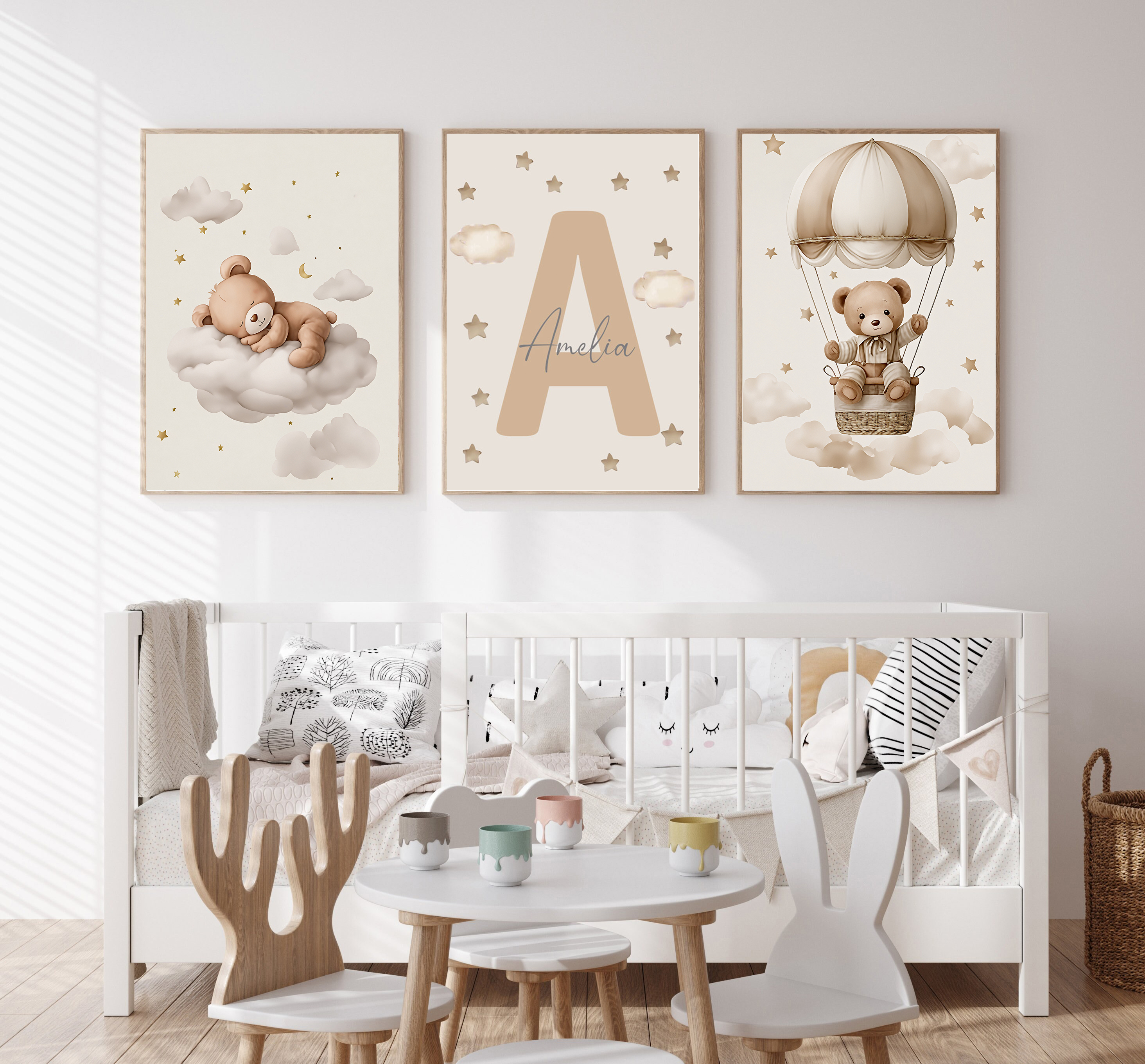 3pcs/set Bohemian Teddy Bear A - Baby Nursery Home avis et prix