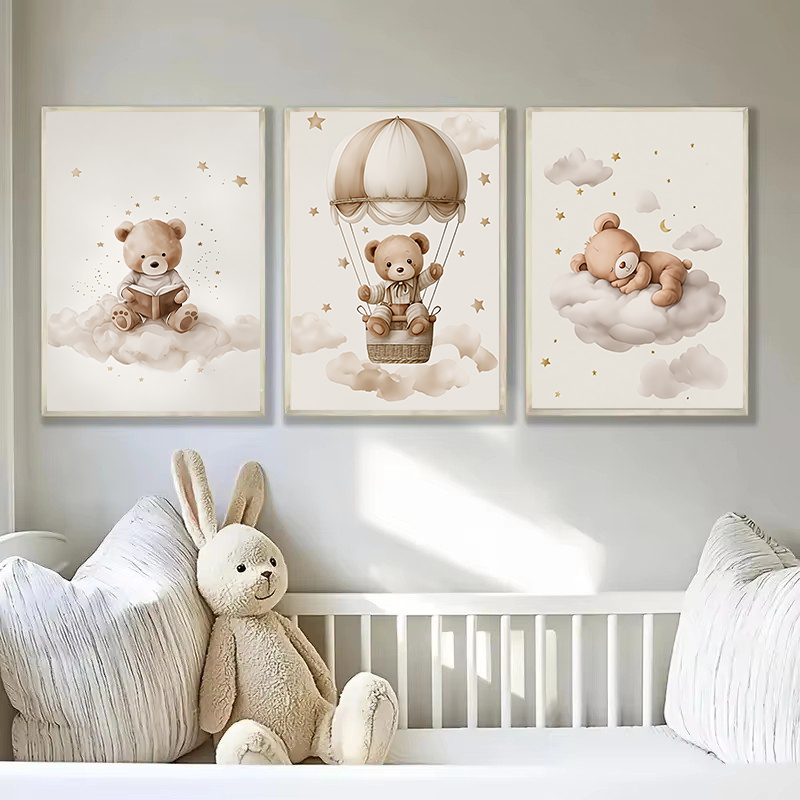 3pcs/set Bohemian Teddy Bear A - Baby Nursery Home avis et prix