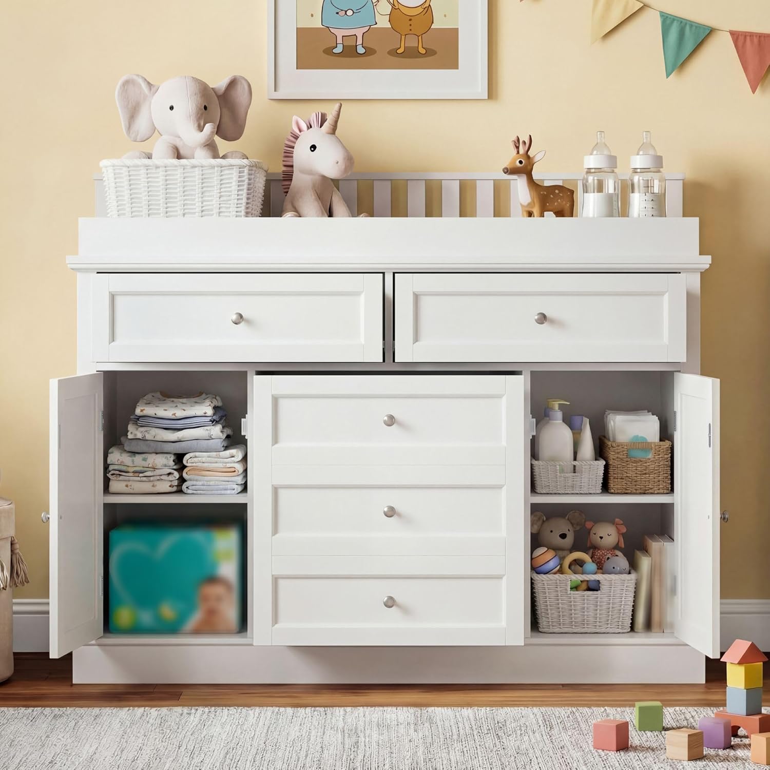 46 Baby Dresser with Changing  - Baby Nursery Dresser Changing Table avis et prix