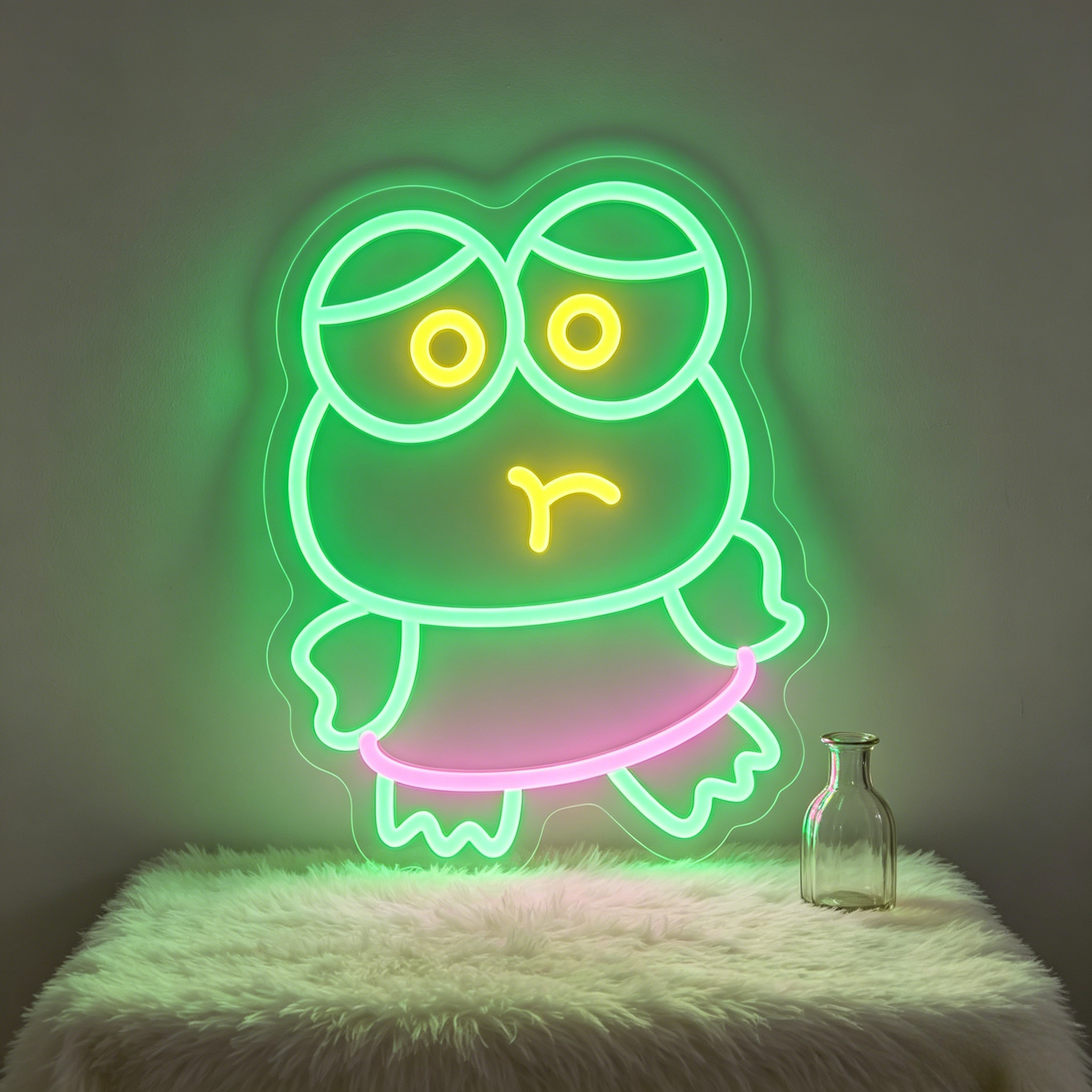 Cute Keroppi LED Neon Sign Lig - Baby Nursery Decor Ideas avis et prix