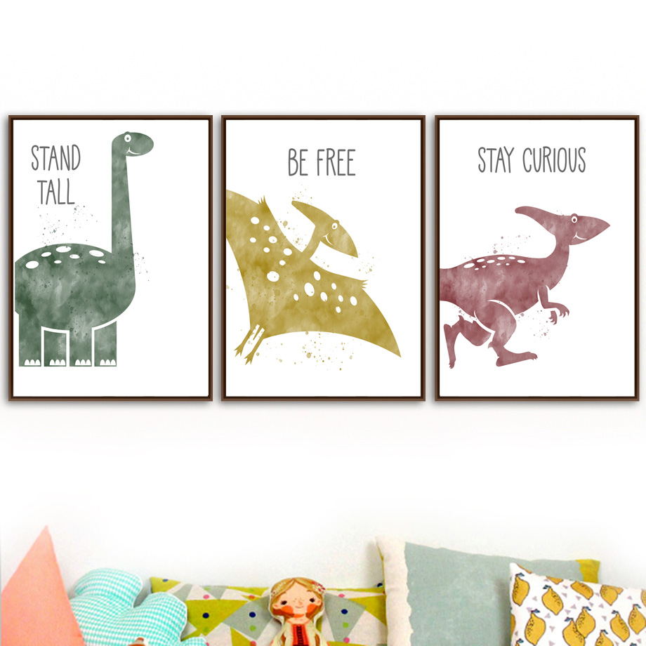 Cute Dinosaur Cartoon Animal Q - Baby Nursery Quotes avis et prix